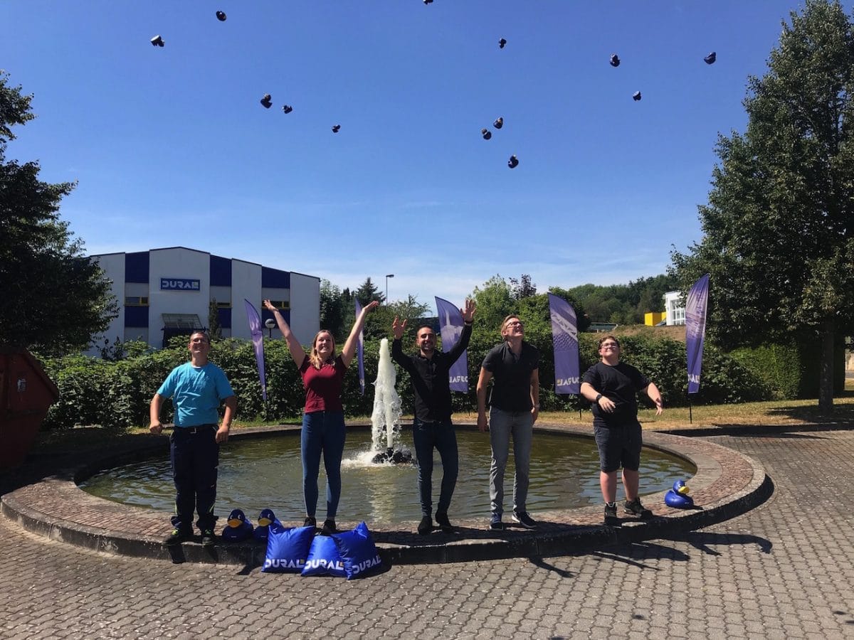 Dural fünf neue Azubis