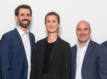  v.l.n.r. die Geschäftsführung der Hermann Konz GmbH & Co. KG: Stefan Schöllhammer, Andrea Schöllhammer und Alexander Eller