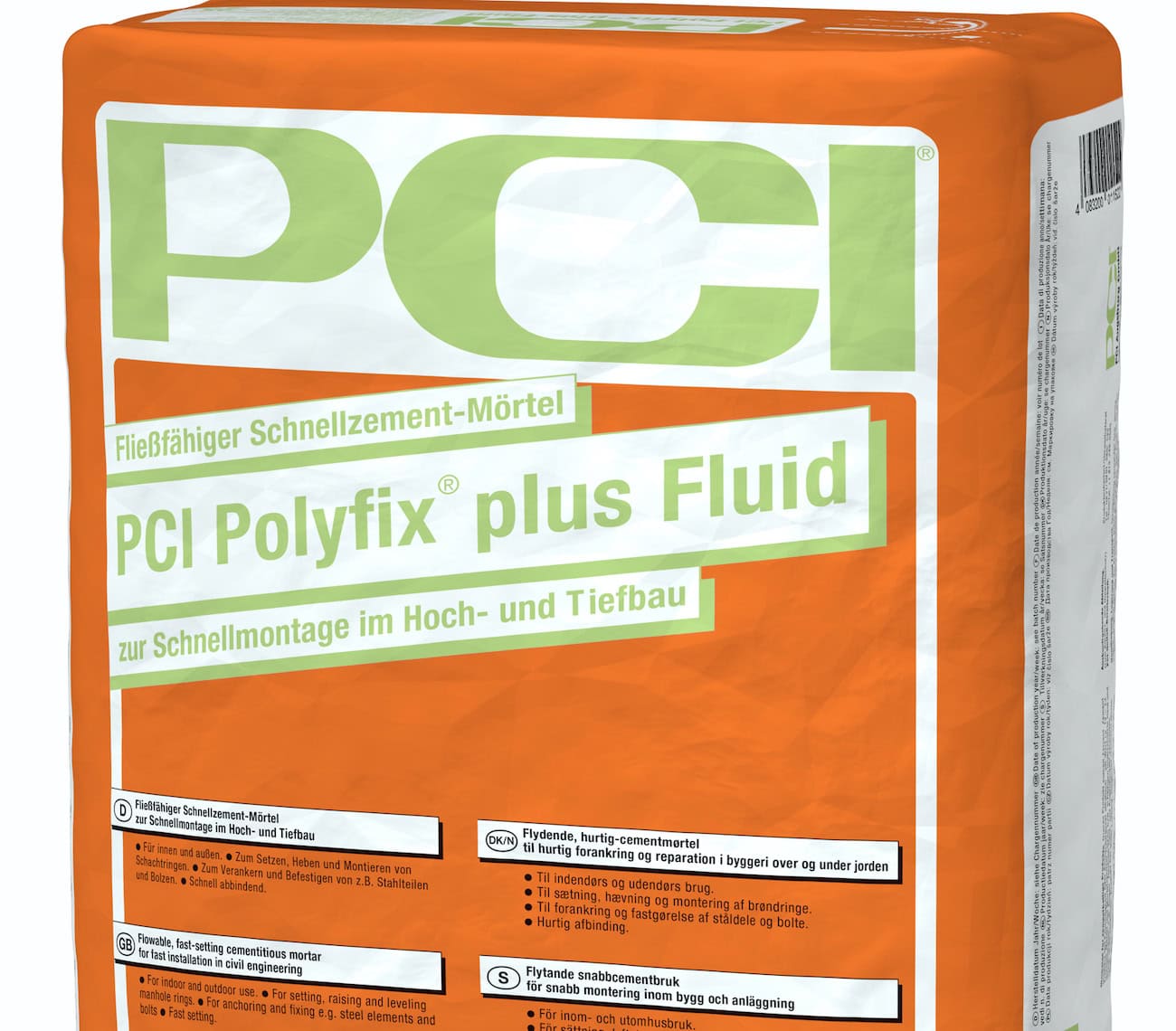 Der neue PCI Polyfix plus Fluid für die Schnell-Montage im Hoch- und Tiefbau