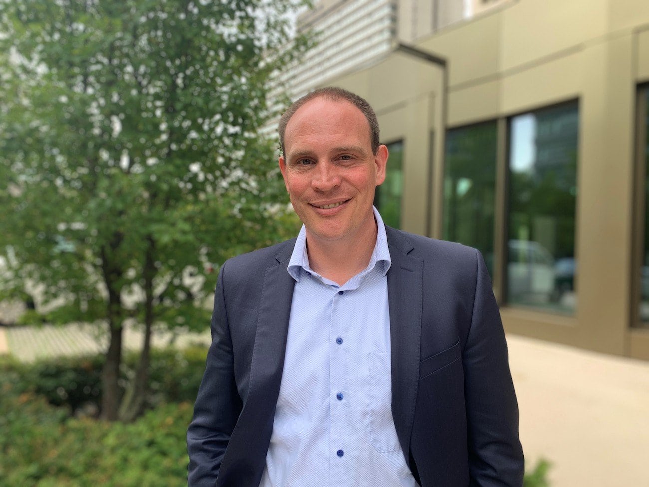 Fabian Schneider, Leiter Logistik und Supply Chain Management des Geschäftsbereichs Bau der BayWa AG