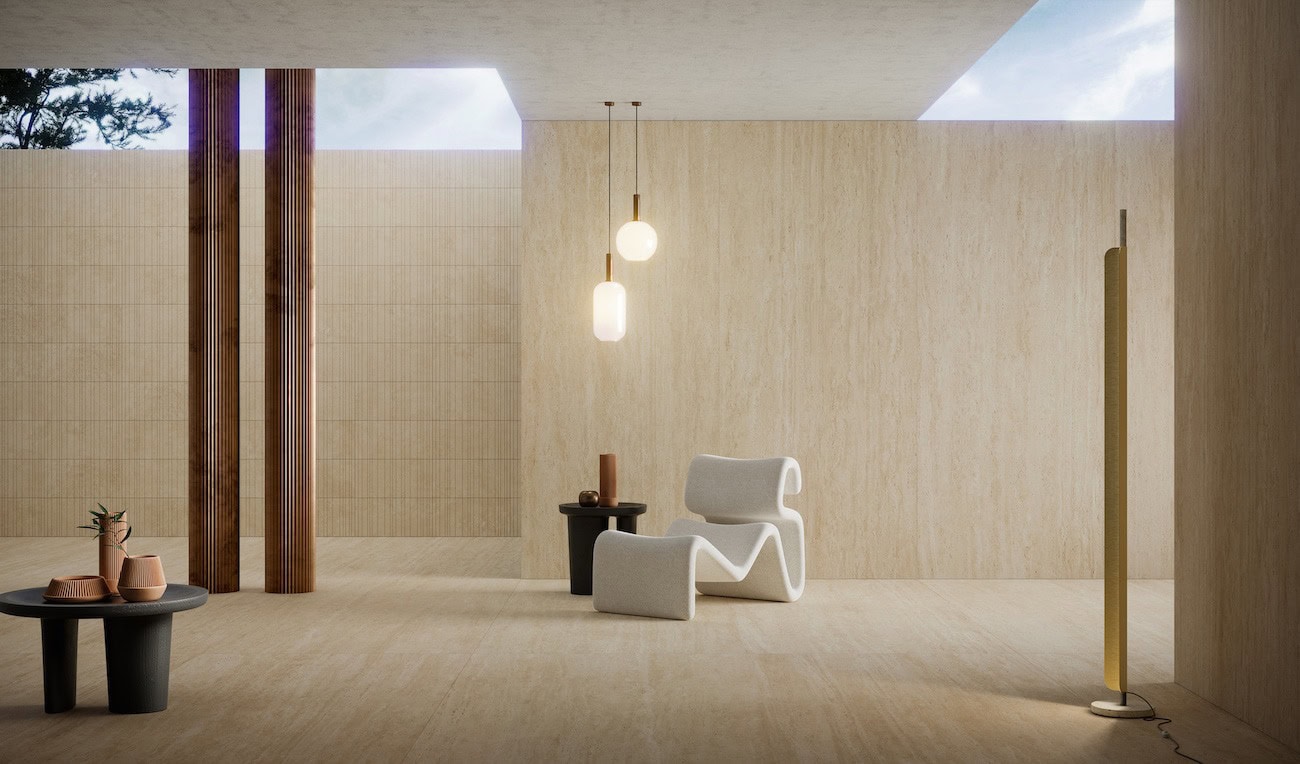 Kollektion Marvel Travertine von Atlas Concorde.