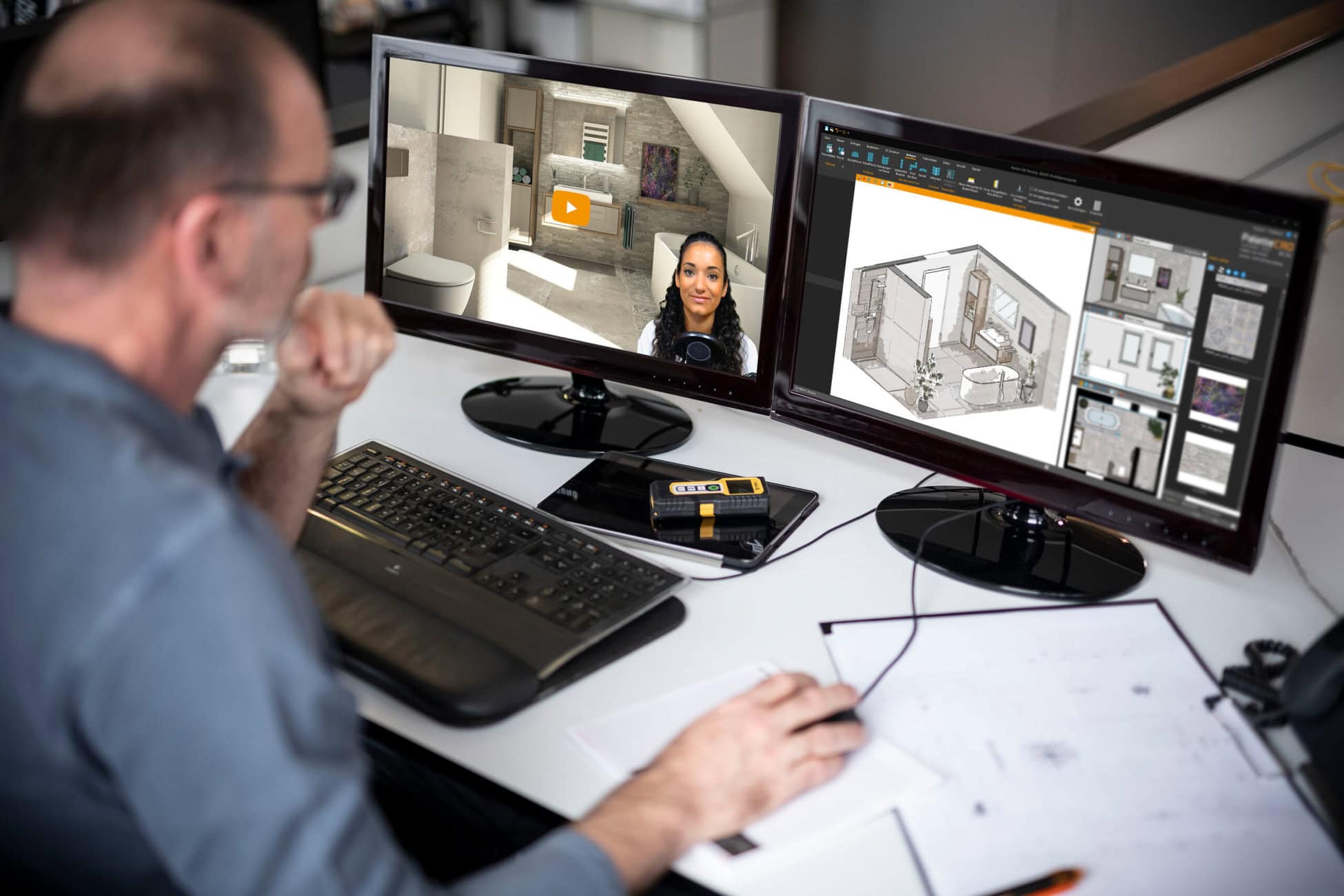 Flexible Lernmöglichkeiten wie die Online-Kurse der Palette Academy erleichtern bereits heute vielen Anwendern den Einstieg in die CAD-Planung Bild: Palette CAD