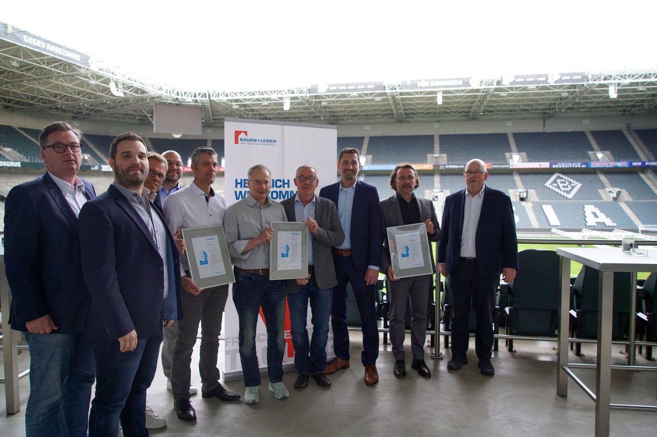 (v.l.n.r.) Peter Nöcker, Daniel Ricks, Philipp Böhme, Sascha Teichmann, Mathias Krupp, Ulf von Danckelmann, Ralf Techentin, Dennis Lehnen, Ivan Abraham, Paul Wilde