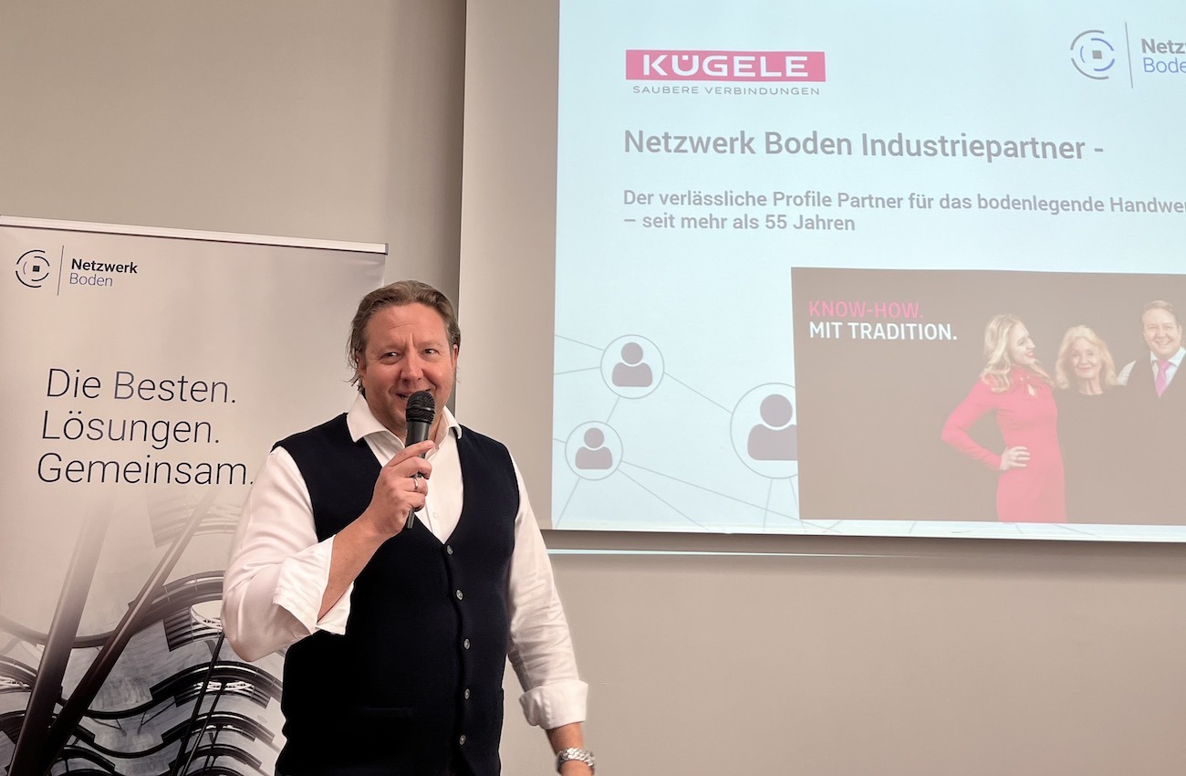 Claudius Proll, Gesellschafter des österreichischen Leistenund Profilherstellers Kügele, bereichert das leistungsstarke Netzwerk als neuer Industriepartner mit seinem Portfolio.