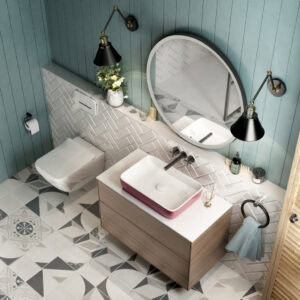 Stylisches Gästebad mit Villeroy & Boch Produkten