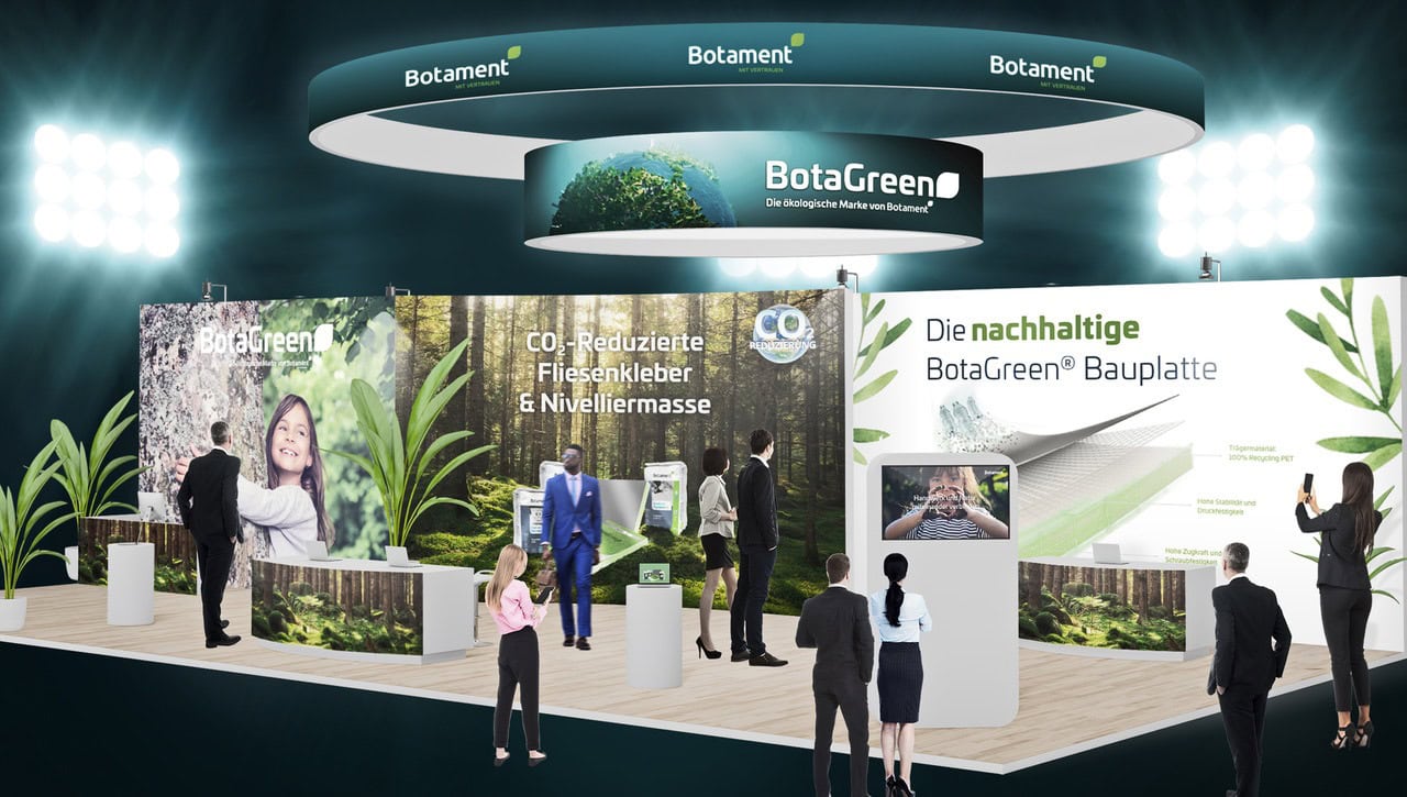 Botament Messestand auf der BAU 2023.