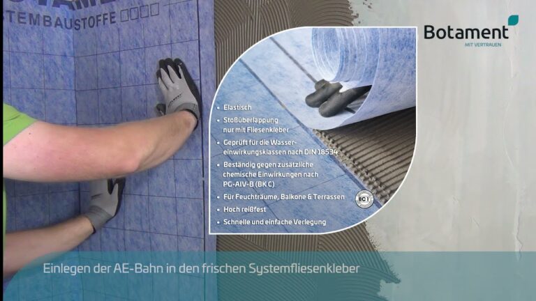Botament AE Abdichtungs- und Entkopplungsbahn