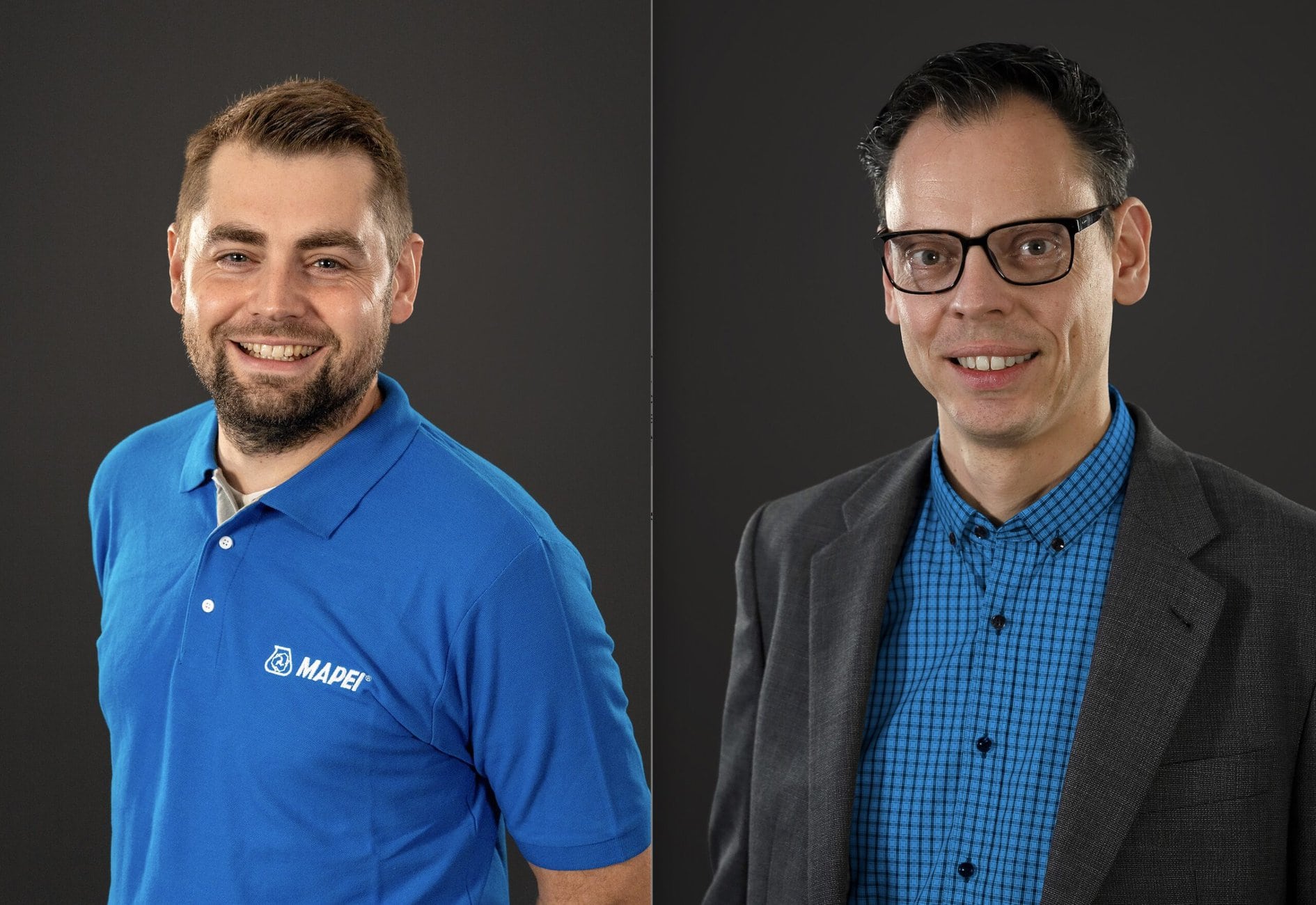 Michael Kirmes und Guido Helmich sind seit Ende des Letzten Jahres als neue Gebietsleiter bei Mapei tätig.