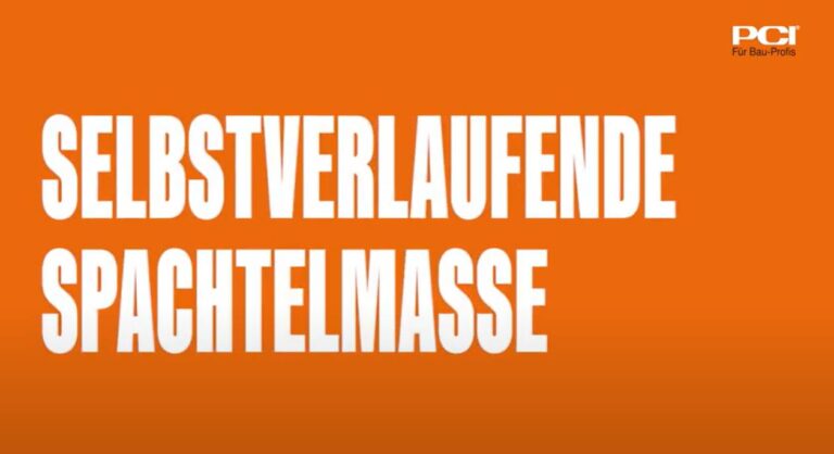 PCI Periplan Flow - selbstverlaufende Spachtelmasse