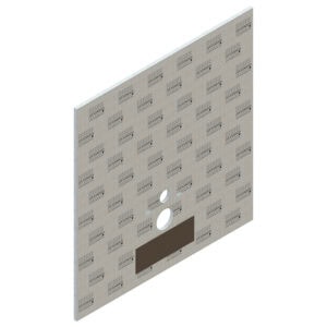 Bei dem Element Tec-Vwd-PV ist auf der Rückseite eine stabilisierende Verstärkungsplatte integriert 