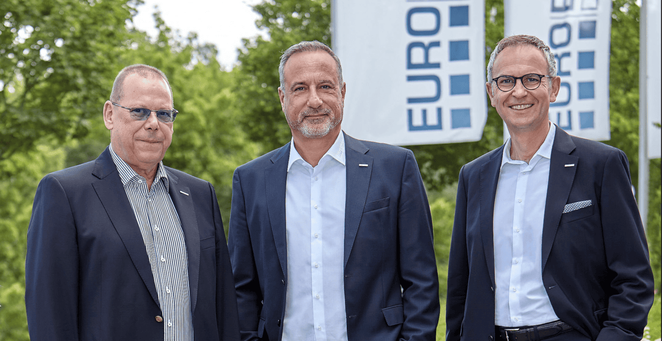 Die Eurobaustoff Geschäftsführung (v. l.): Jörg Hoffmann, Dr. Eckard Kern (Vorsitzender) und Hartmut Möller. Foto: Eurobaustoff