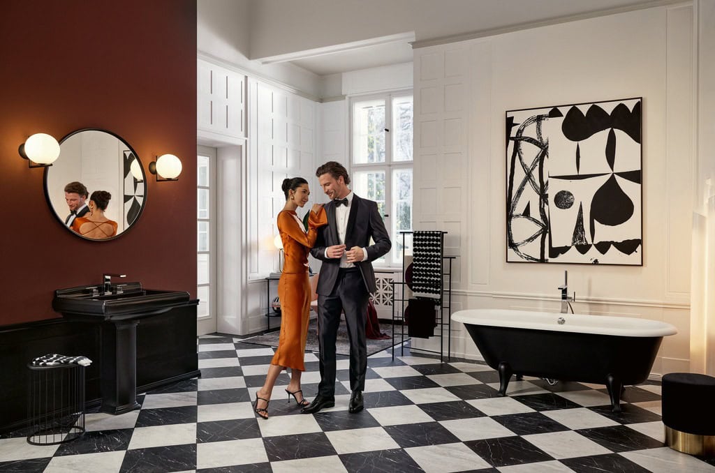 Anlässlich des 275jährigen Firmenjubiläums haucht Villeroy & Boch mit „Hommage an Hommage“ einem Klassiker des Bad-Designs neues Leben ein.