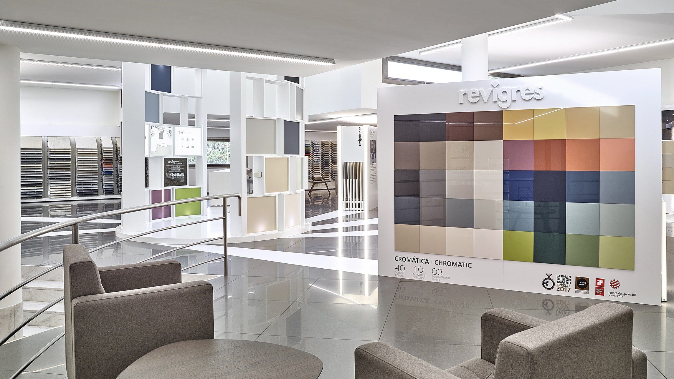 Blick in den Showroom. Foto: Revigrés