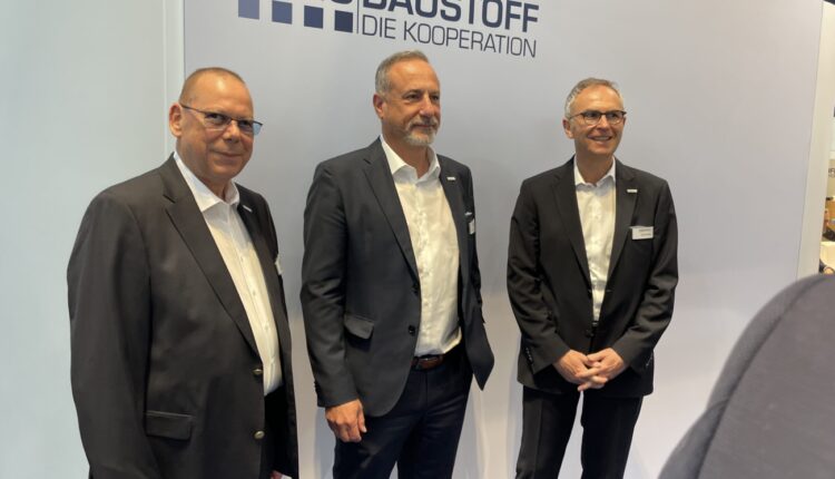 Die Eurobaustoff Geschäftsführung (v. l.): Jörg Hoffmann, Dr. Eckard Kern (Vorsitzender) und Hartmut Möller.