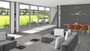 Das System macht auch im hochwertigen Wohnungsbau eine gute Figur, wo es zum Beispiel Bediengeräte für die Smart-Home-Steuerung aufnimmt. 