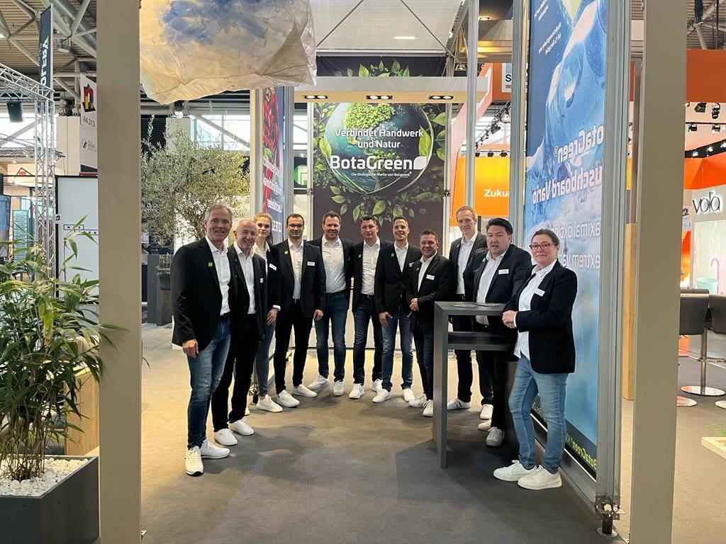 Das Botament Team war von Montag bis Samstag mit einem eigenen BotaGreen Stand auf der BAU.