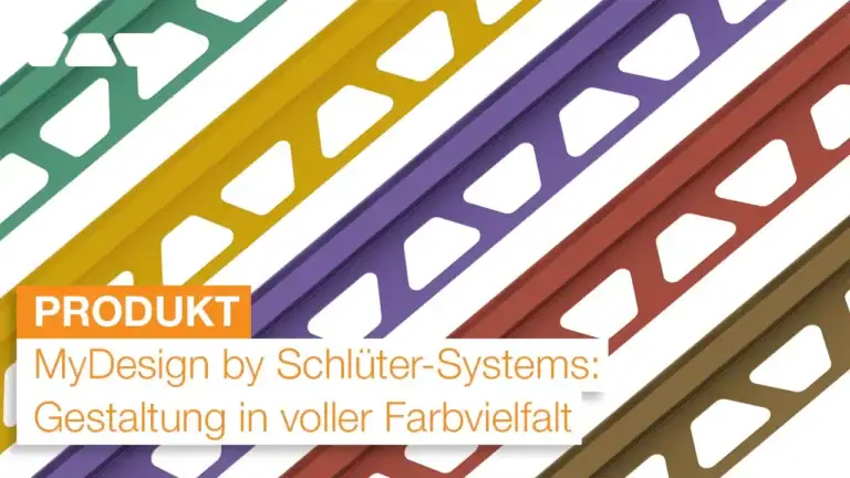MyDesign by Schlüter-Systems Gestaltung in großer Farbauswahl