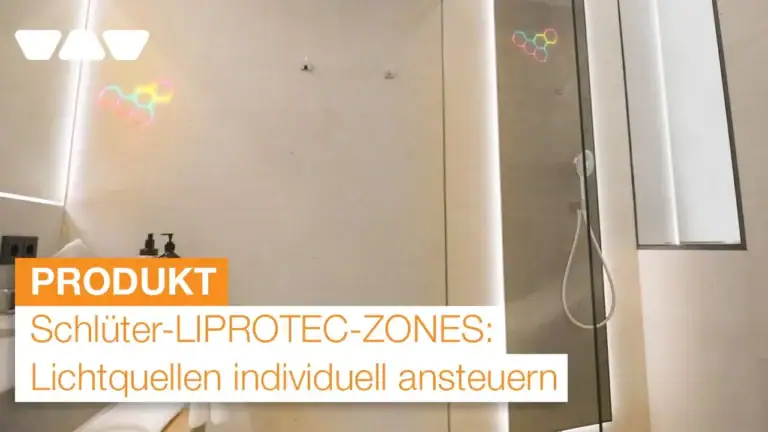Schlüter-LIPROTEC-ZONES LED-Systeme individuell ansteuern