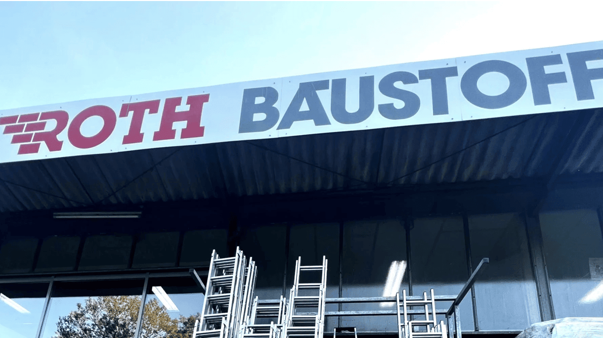 Ab Januar 2024 Gesellschafter der hagebau: die Roth Baustoffe GmbH & Co. KG in Neckargemünd