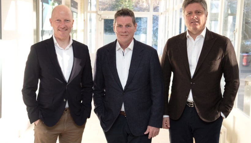 Das neue Führungsteam der Steuler Fiesengruppe v.l.: Alexander Lakos, Peter Wilson, Andrea Zanni. Foto: Panariagroup