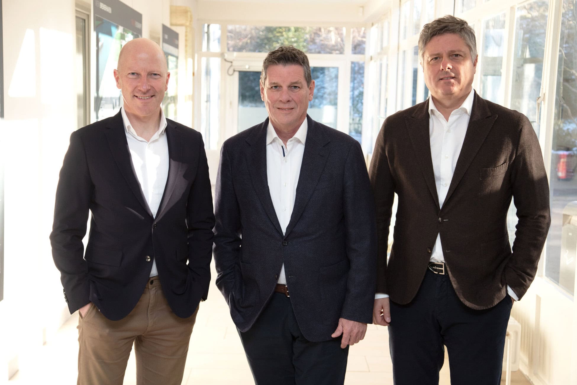Das neue Führungsteam der Steuler Fiesengruppe v.l.: Alexander Lakos, Peter Wilson, Andrea Zanni. Foto: Panariagroup