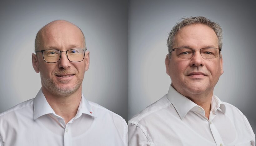 Neu im Vertriebsteam von Schomburg: Guido Huhnholz (links) und Rüdiger Machalett. Foto: Schomburg