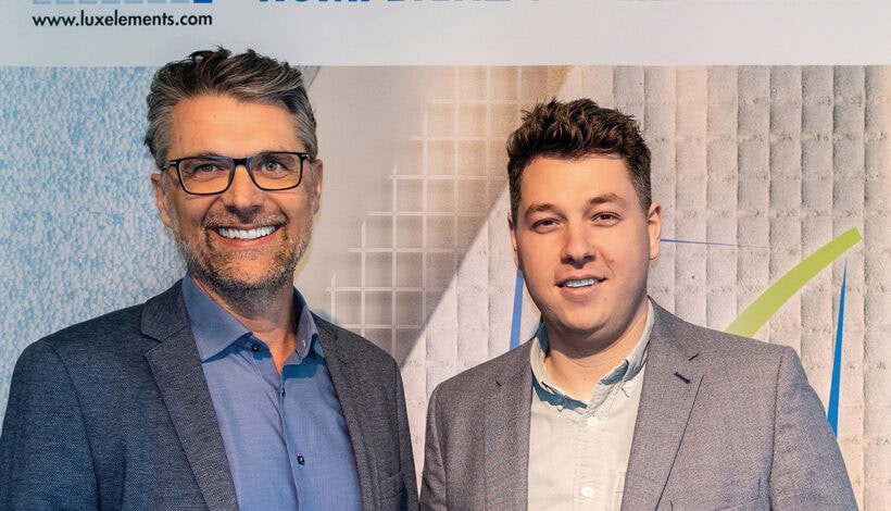Johannes Laube (links) und Michel Lux (rechts) sind die neue Vertriebsleitung bei Lux Elements