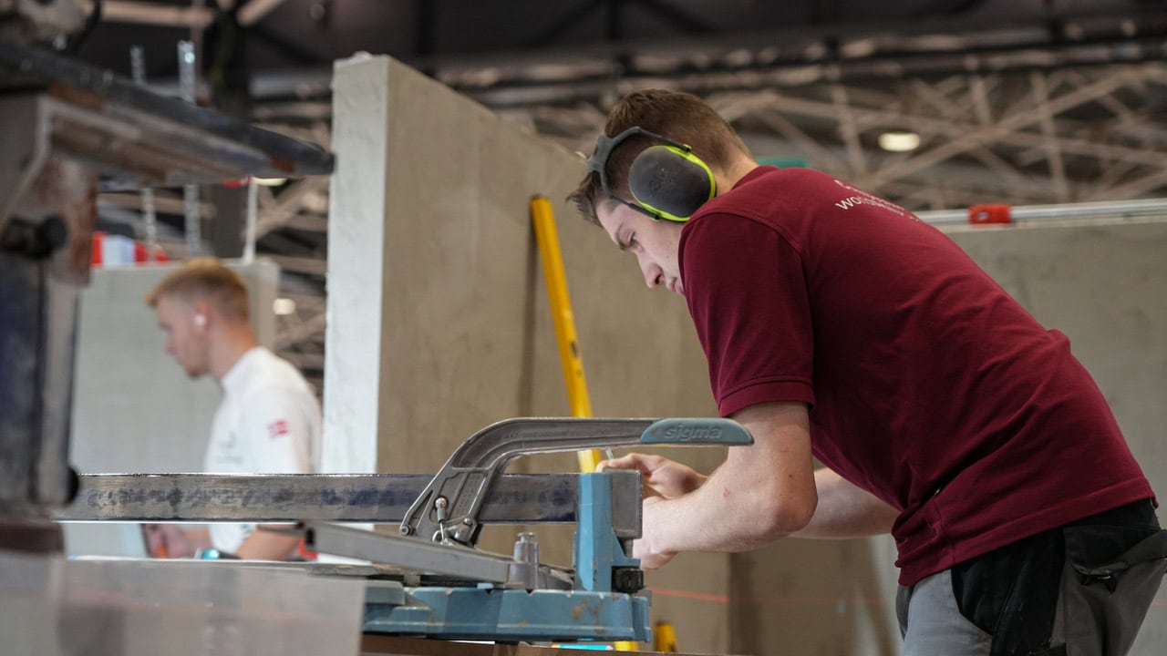 Worldskills Lyon, Robin Liebler. Foto: FFN