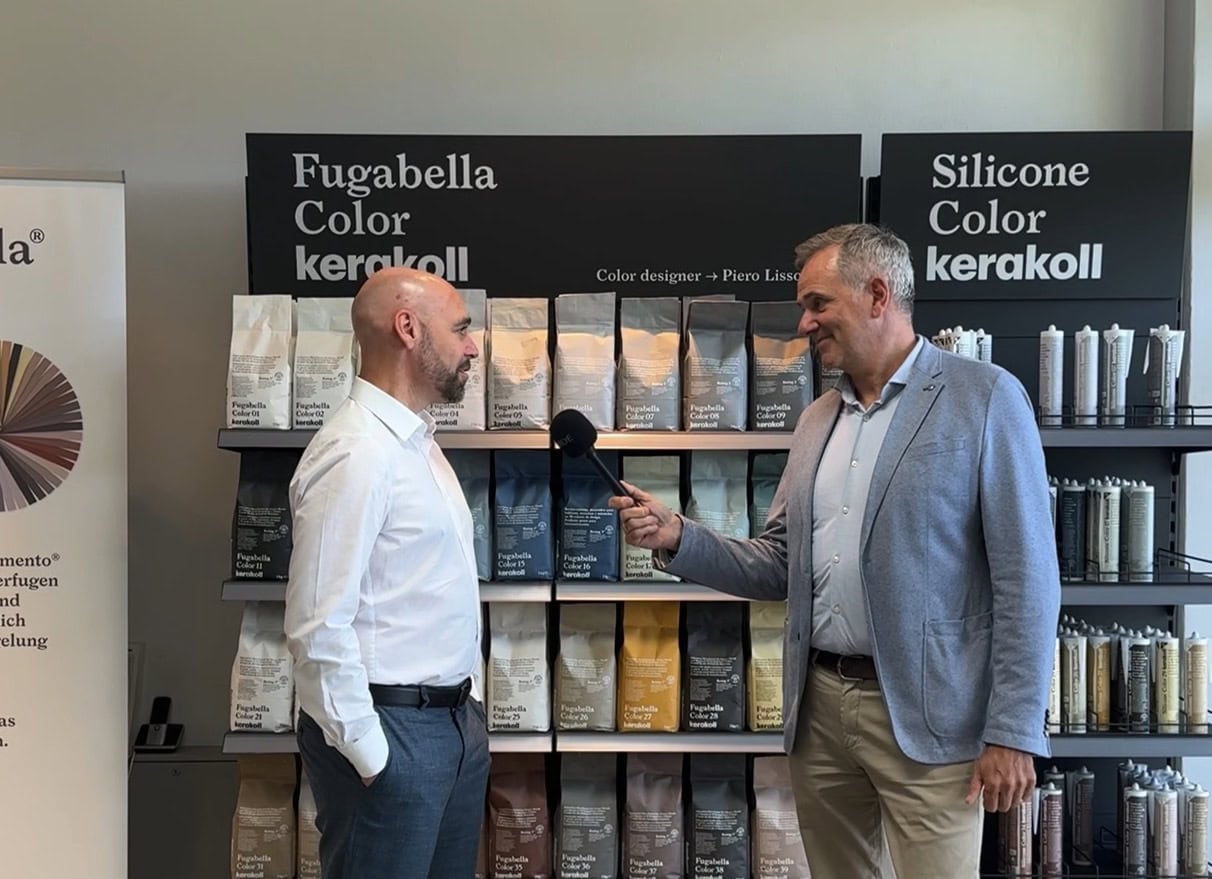 Michael Heim (lks.) im Gespräch mit Ralf Schanze, Chefredakteur 1200Grad.