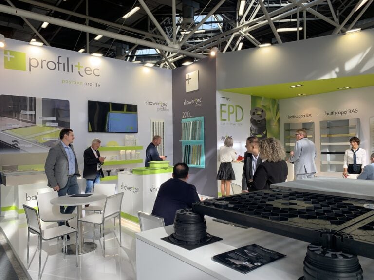Profilitec Stand auf der Cersaie 2024 Foto: Alexandra Becker
