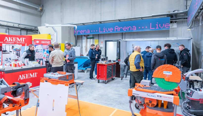 Immer zuerst informiert: König läd zur vierten Auflage seiner Fliesenlegertage nach Karlsruhe ein. . (Foto: König)