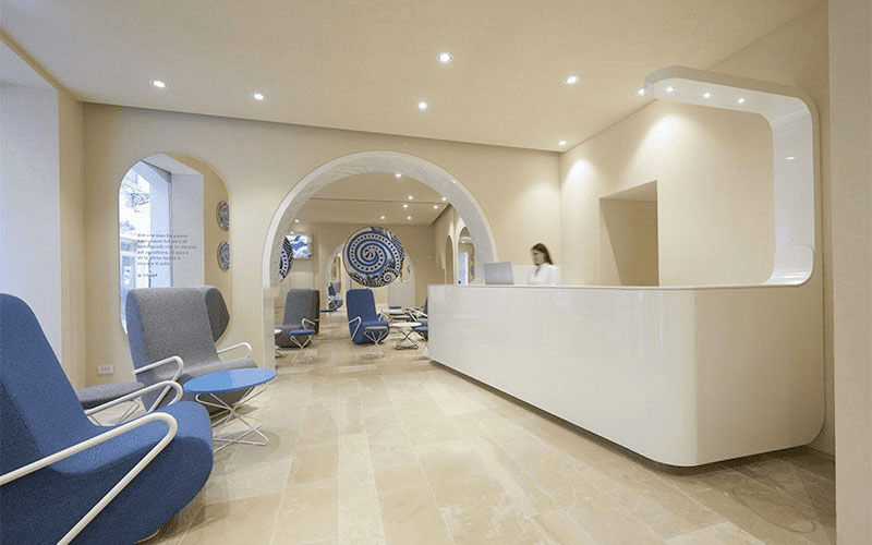 Art Hotel Palazzo Gatto: Nicht nur im Hotel entscheidend: Schönheit bewahren und Wartungs-und Betriebskosten senken. Foto: Jürgen Eheim  