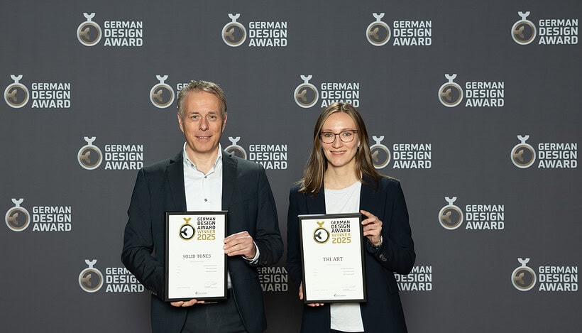 Li. Carsten Johann, Leitung Produkt Management, V&B Fliesen GmbH Re. Irene Bever, Produktmanagerin Retail, V&B Fliesen GmbH