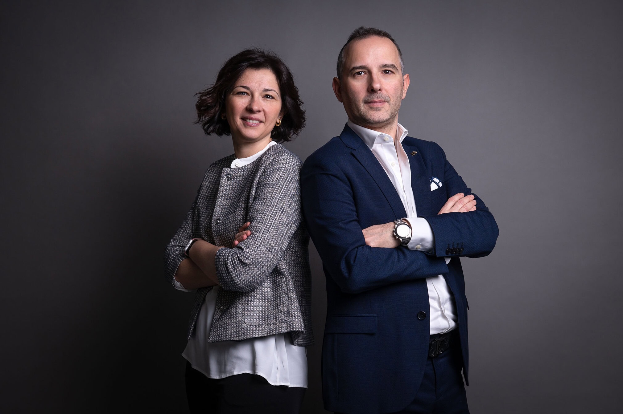 Alessandra und Francesco Pettenon, Geschäftsführung von FILA Solutions Foto: FILA