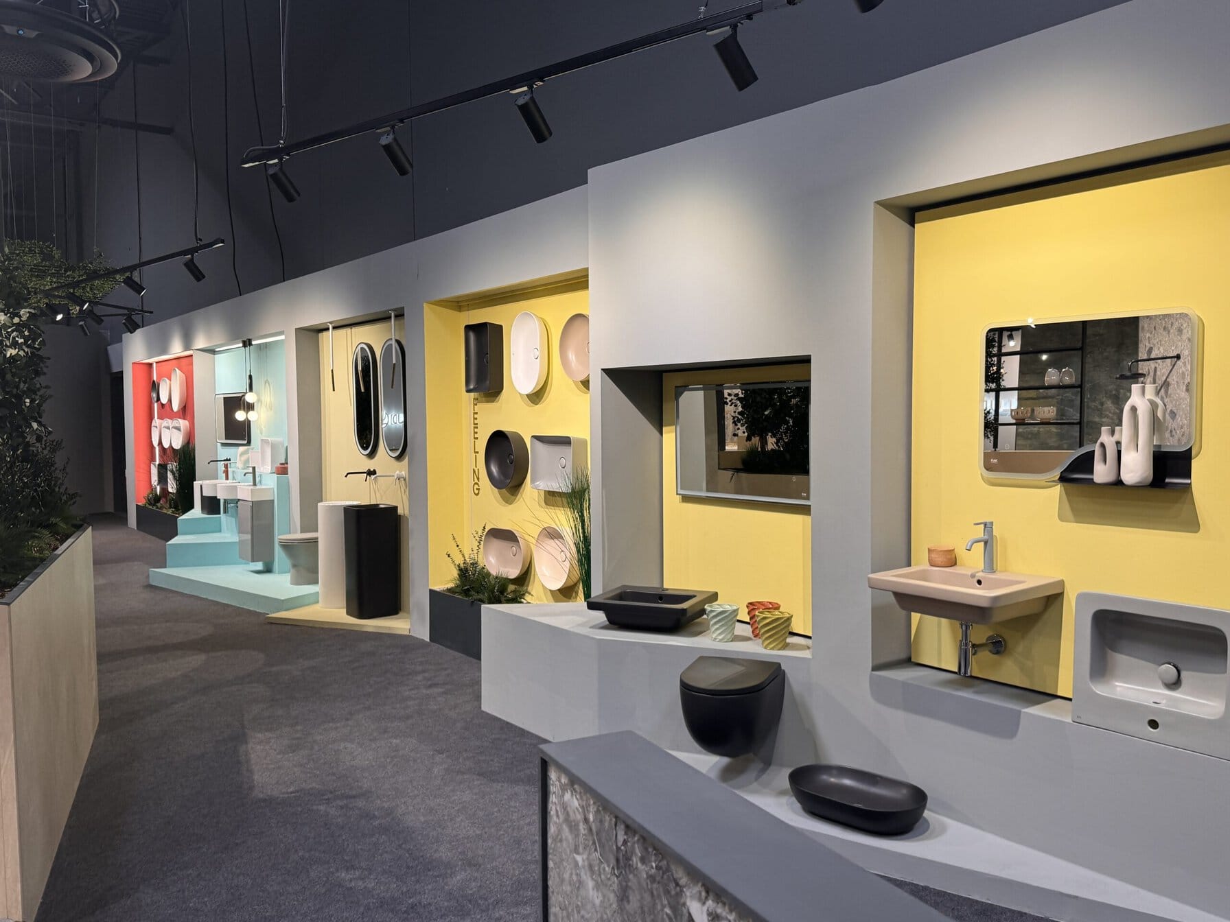 Auch Sanitär gehört zur RAK Ausstellung.