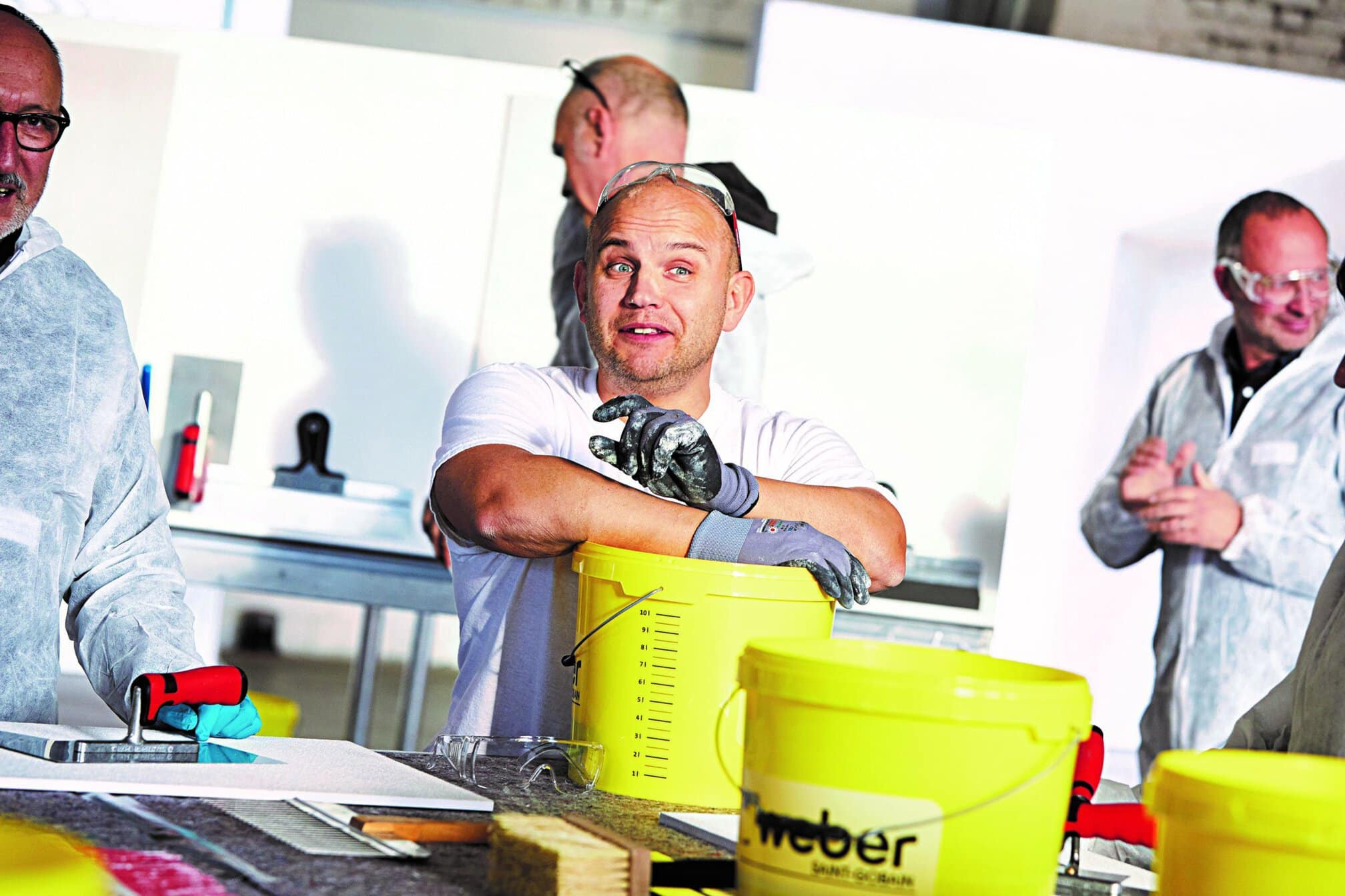 „Wenig Theorie, viel Praxis“ lautet das bewährte Konzept der Weber-Tage. Foto: Saint-Gobain Weber