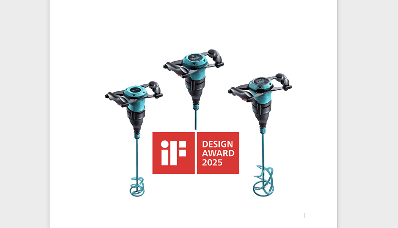 Ausgezeichnete Gestaltung und Designqualität – die neue XQ-Reihe von Collomix. Foto: Collomix