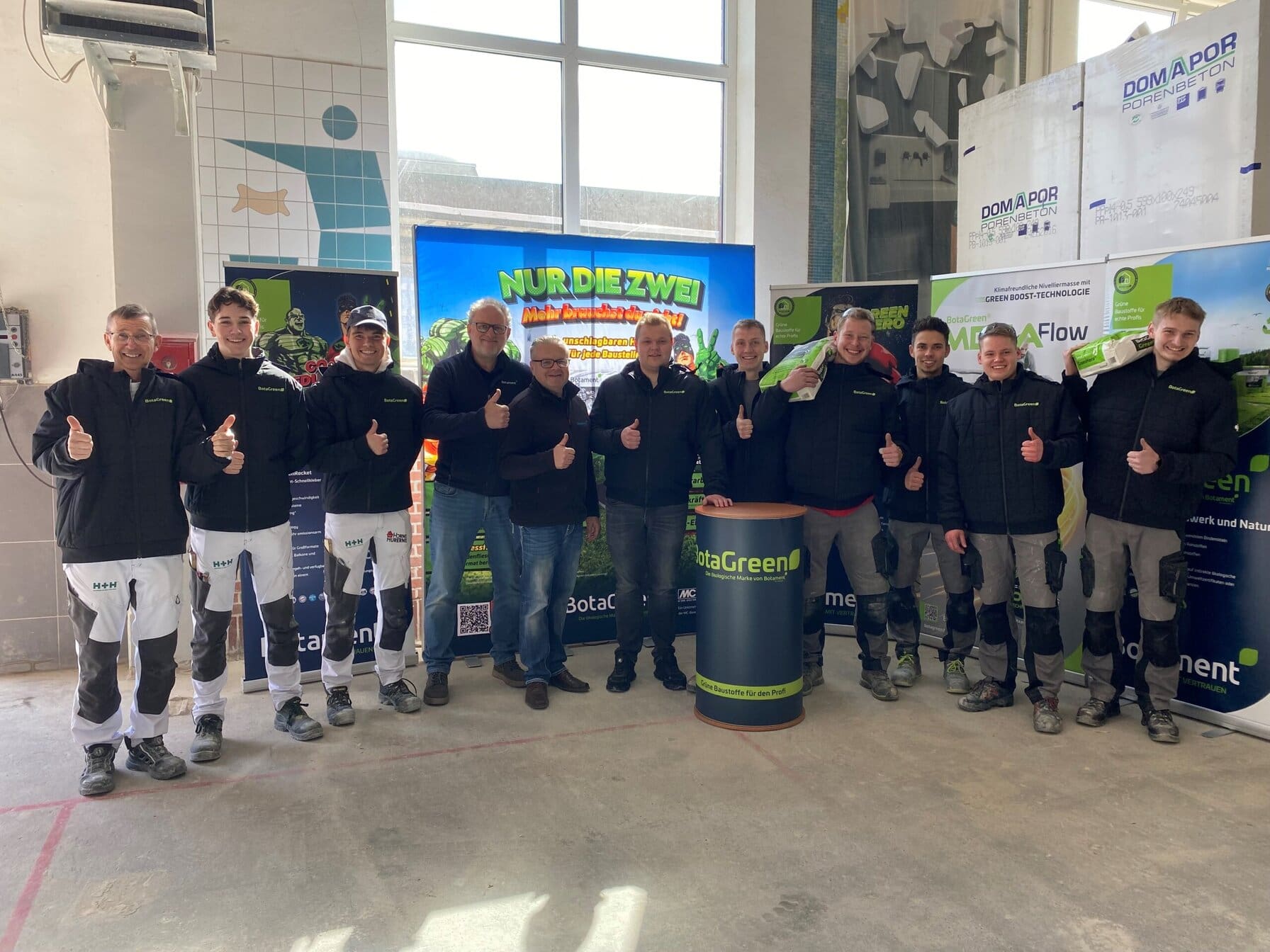 Nachhaltige Produkte für höchste Präzision: Botament ist neuer Partner des deutschen Fliesen-Nationalteams