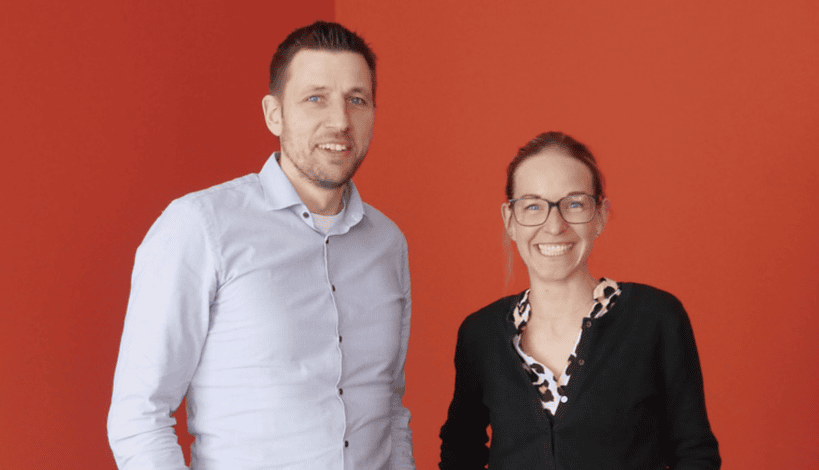 Gemeinsam im Einsatz bei der European Mortar Industry Organisation (EMO): Dr.-Ing. Tim Link und Katharina Lennig. (Foto: ©VDPM)