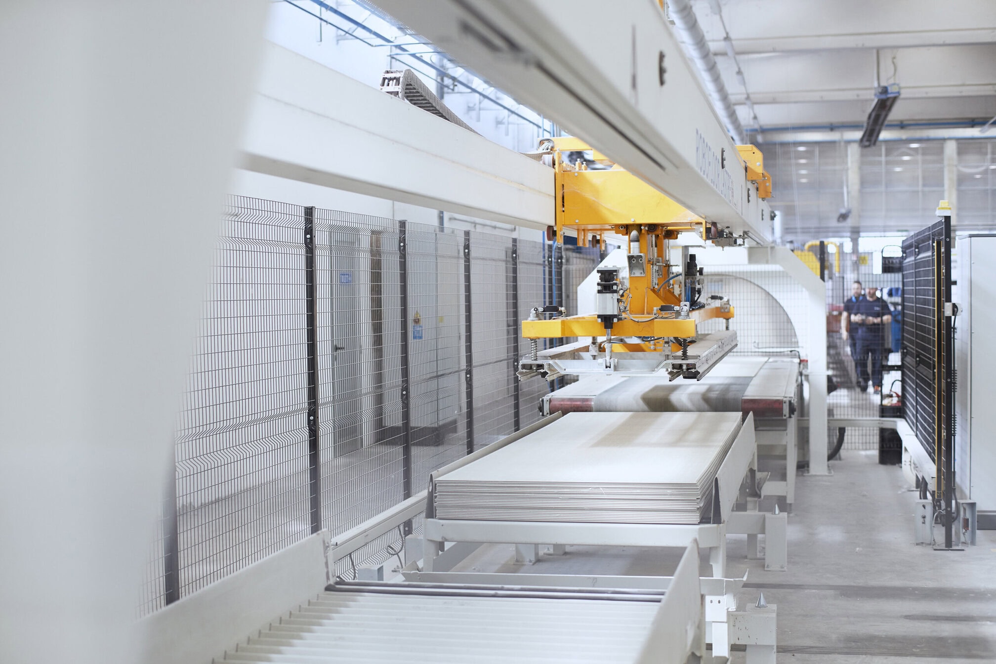 Handling von Slabs im Werk Fiorano