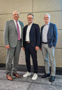 Aus dem Vorstand der Deutschen Bauchemie verabschiedet wurden (v.l.) Andreas Wilbrand, Andreas Collignon und Joachim Straub.