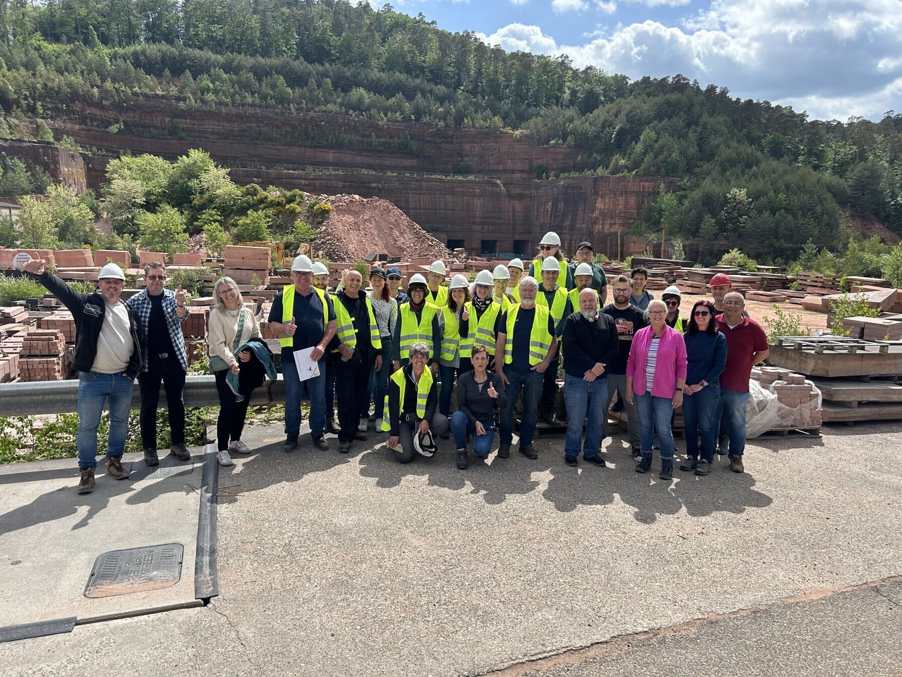 Natursteinseminar mit Sopro im Elsass