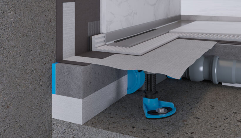 Die weiterentwickelte Entwässerungslösung DallFlex 2.0 soll den Arbeitsalltag von Verarbeiter:innen erleichtern. Foto: Dallmer