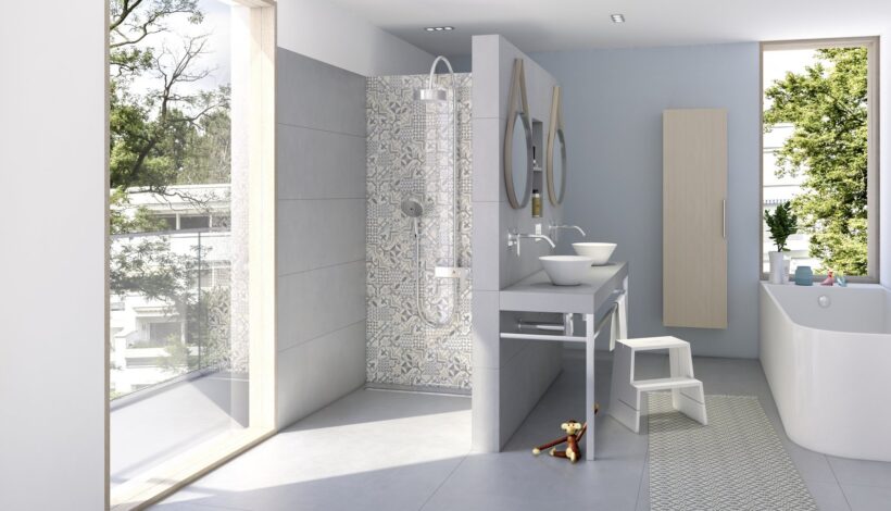 Die Basis für die generationengerechte wedi Designbäder sind die wasserdichten Fundo Duschelement aus extrudiertem Polystyrol-Hartschaum. Sie lassen sich auf praktisch jedem Untergrund anbringen. Passende Abläufe, Ablaufabdeckungen, Profile und Gefälleplatten ergänzen das System. Wer entspannt im Sitzen duschen möchte, kann – auch nachträglich – eine wedi Sanoasa Sitzbank oder einen Ecksitz einbauen lassen.