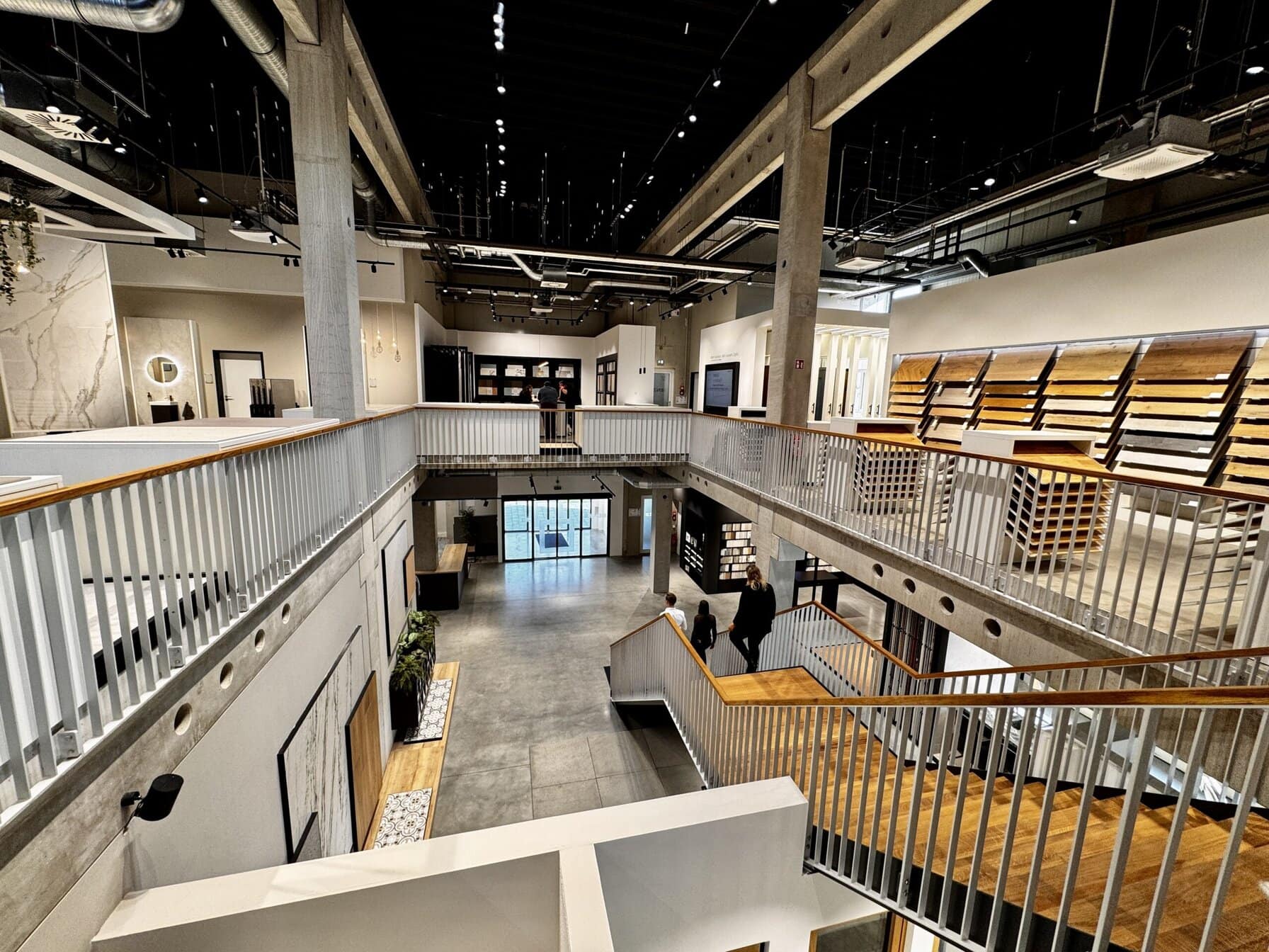 Blick in die obere Etage: weniger ist oft mehr.