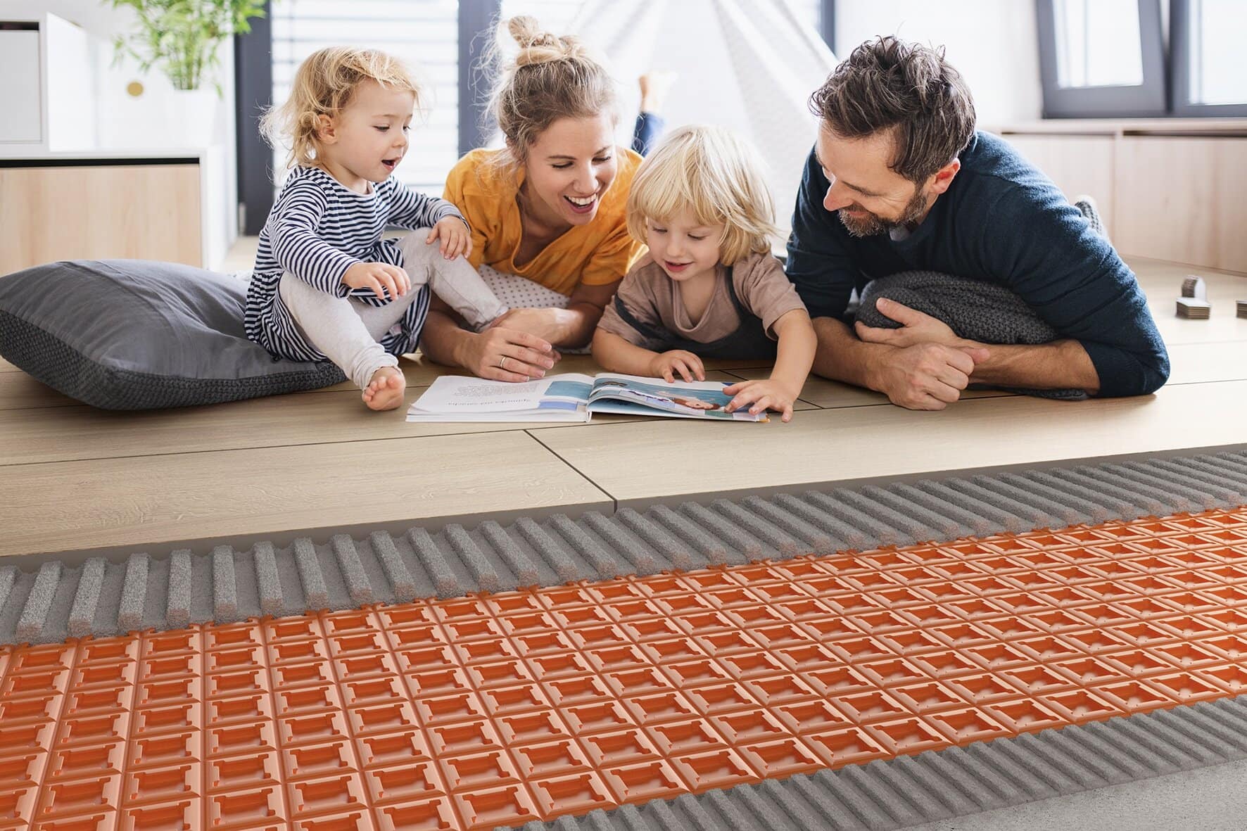 Mit einer EPD und dem SHI-Produktpass bietet die Ditra-Entkopplungsmatte eine verlässliche Basis für nachhaltiges, wohngesundes Bauen.