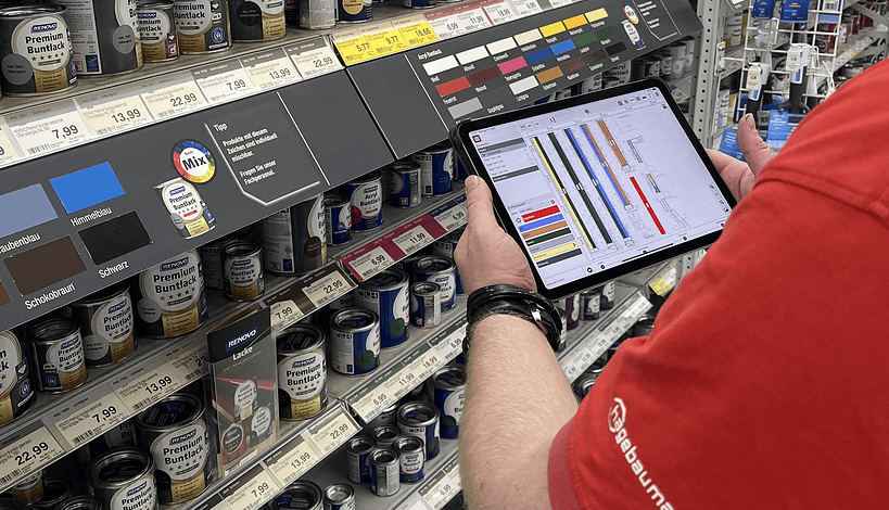 Planogramme direkt prüfen, anpassen und in die Zentrale zurückmelden – mit der neuen Software-Plattform von Hoffrogge ist dies künftig für den hagebau Einzelhandel möglich