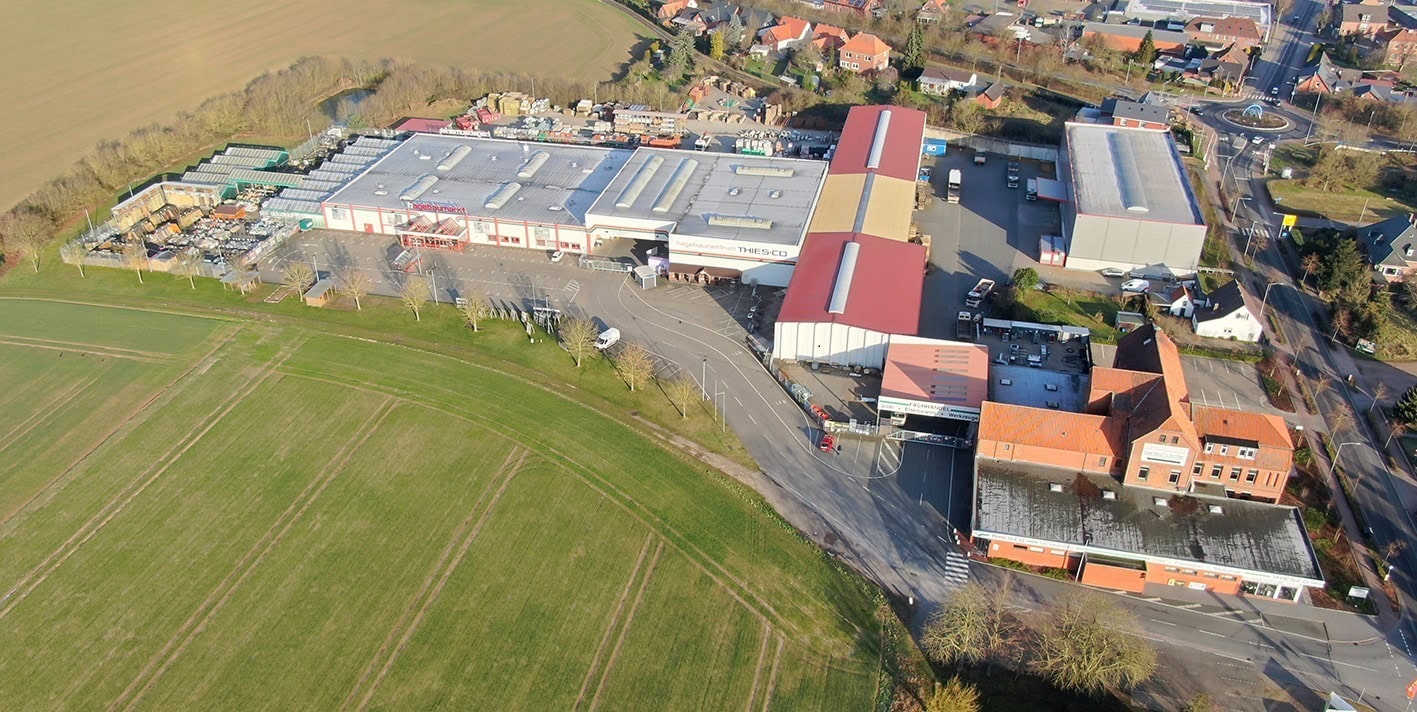 Thies+Co betreibt Baufachhandelsstandorte in Verden (Aller) und Hoya (Foto).