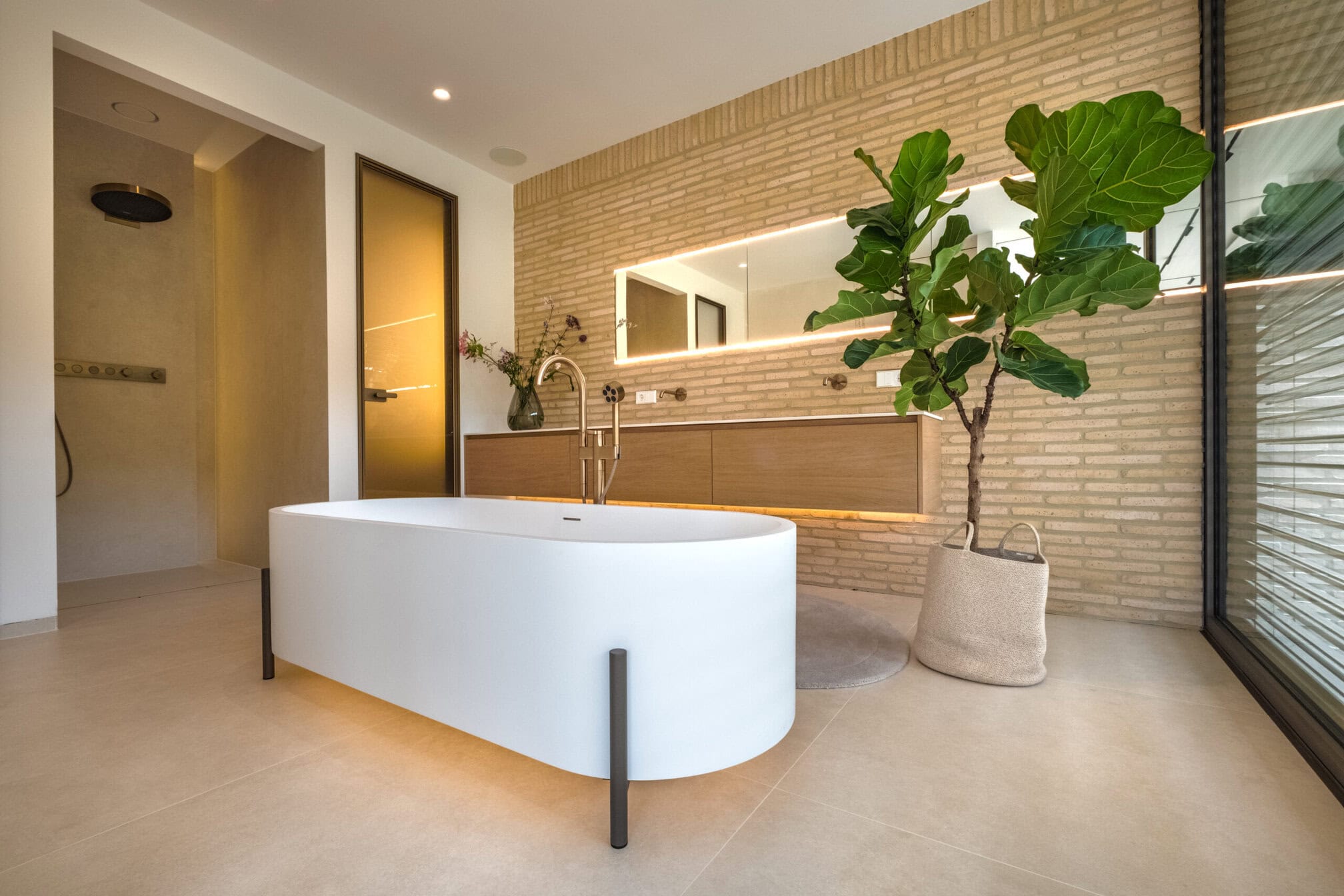 Harmonie im privaten Spa-Bereich.