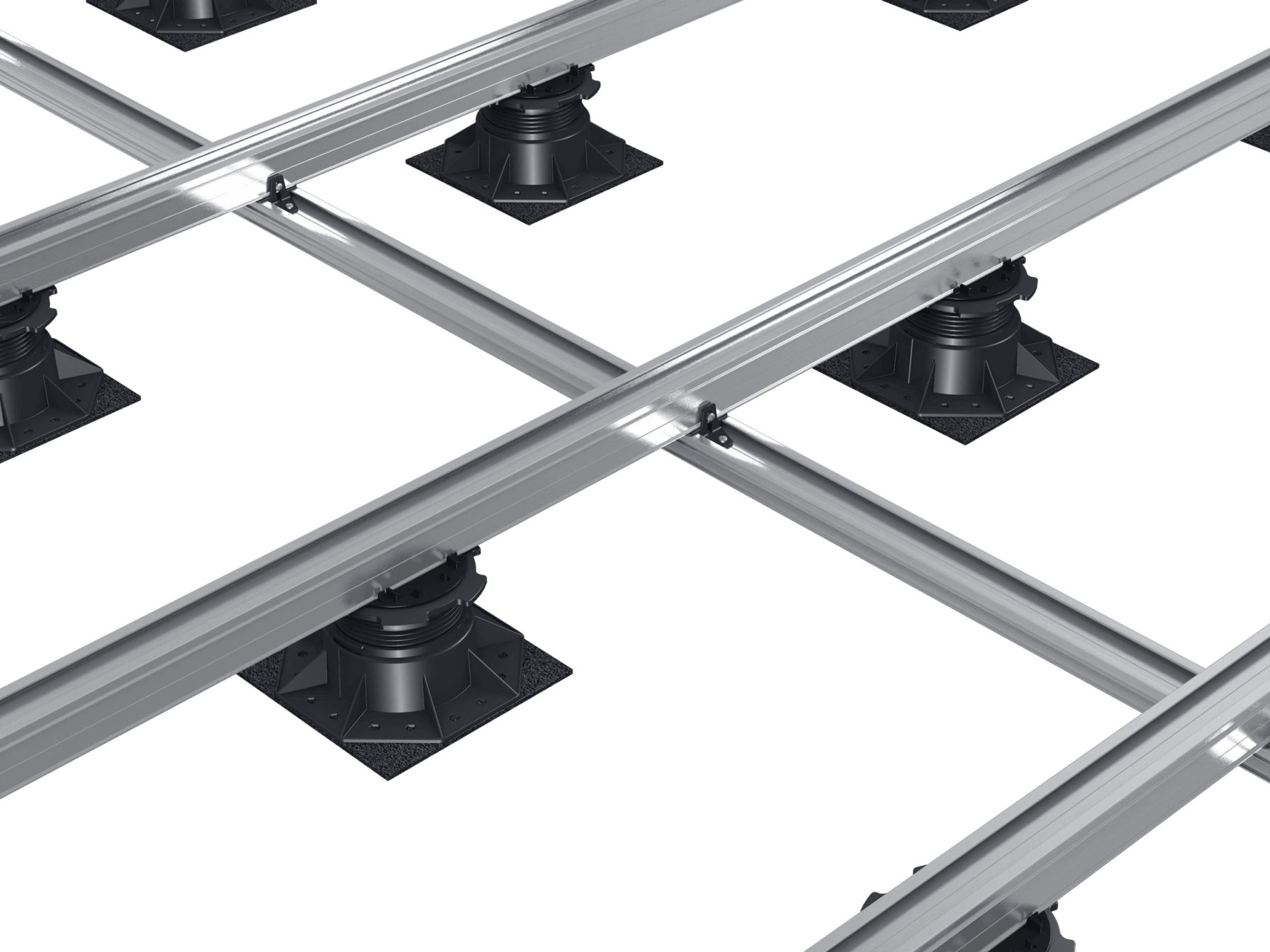 Querstreben einfach montieren – ohne aufwändiges Ablängen mit dem trias alu connector-x flex.